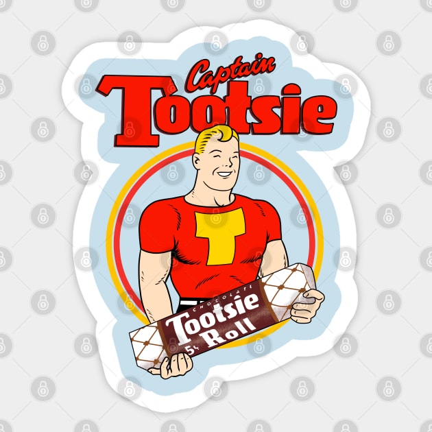 Captain tootsie Sticker by OniSide